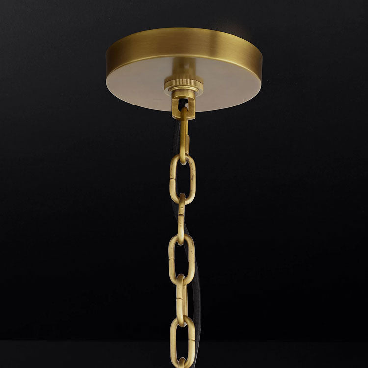 Cathedral Brass Pendant Lighting 24"