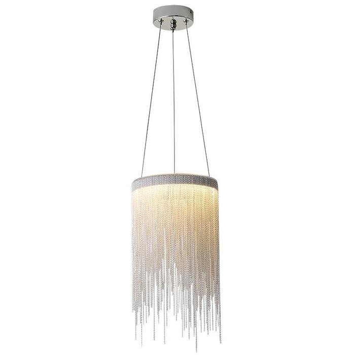 Daphne Aluminum Chain Tassel Pendant Light