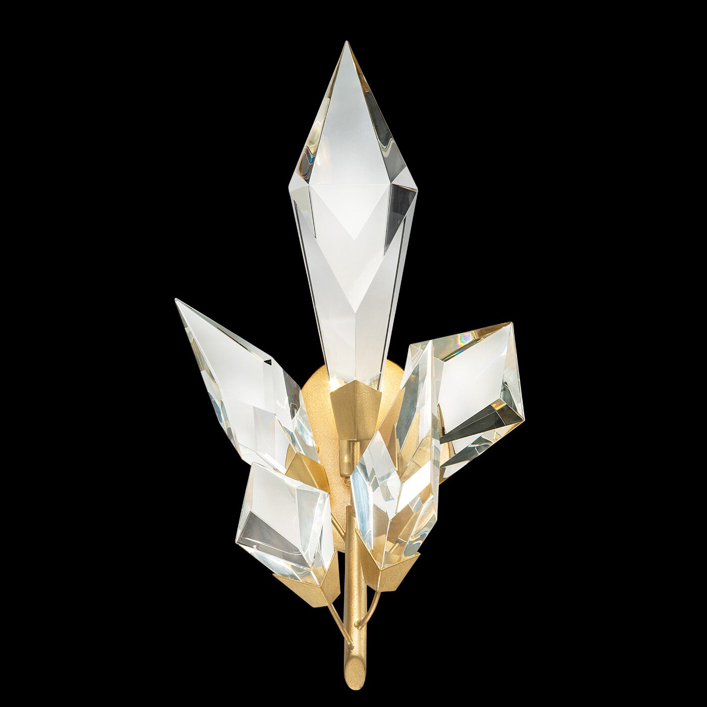 Modern luxury forests 18" Crystal Wall Lamp