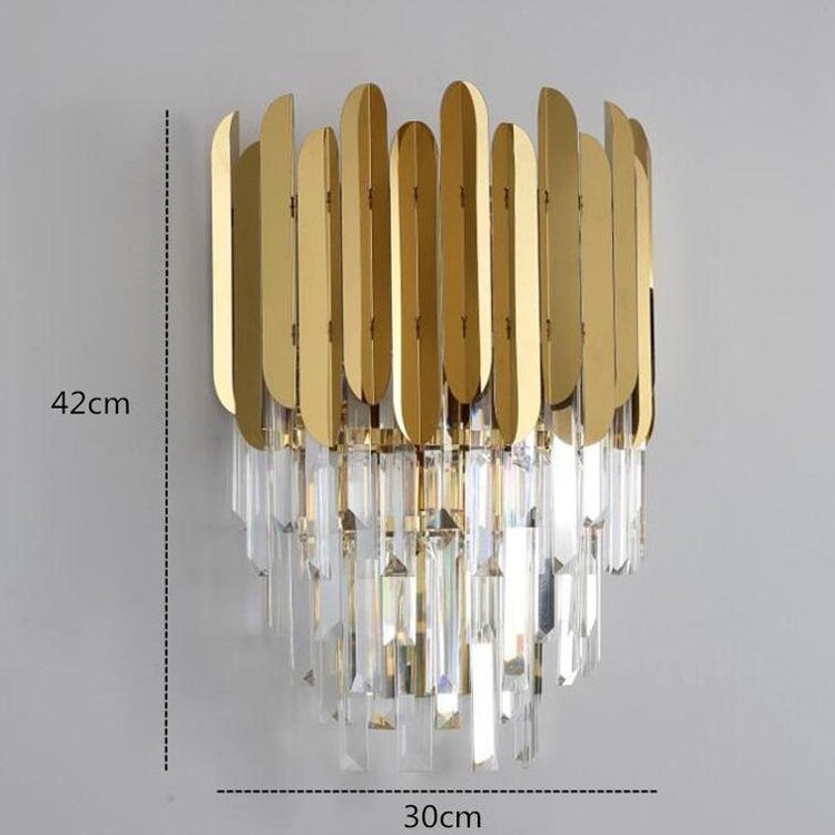 Kubi Crystal Wall Sconce