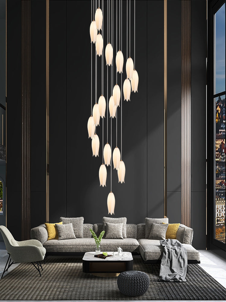 2023 New Arrival Elegant Flower Chandelier For Foyer/ Staircase