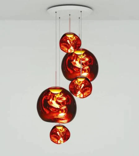 Modern Rock Glass Special Shape Pendant Lighting