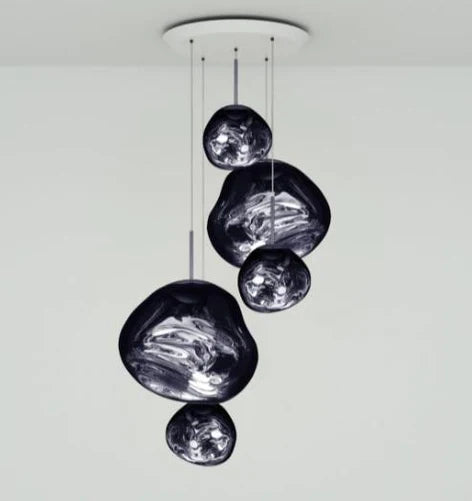 Modern Rock Glass Special Shape Pendant Lighting