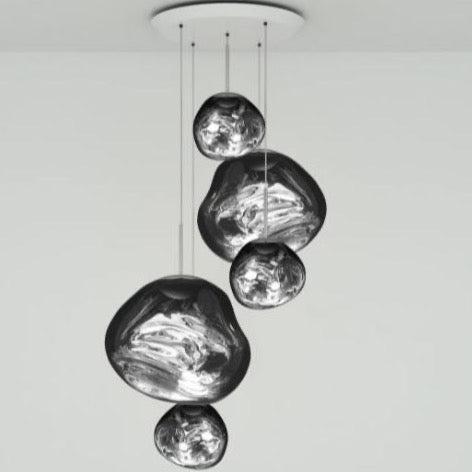 Modern Rock Glass Special Shape Pendant Lighting