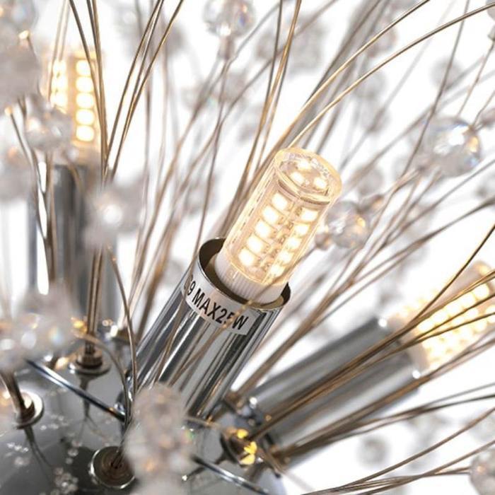 Dandelion Chandelier Sputnik Sphere In Firework Shape Modern Ceiling Light