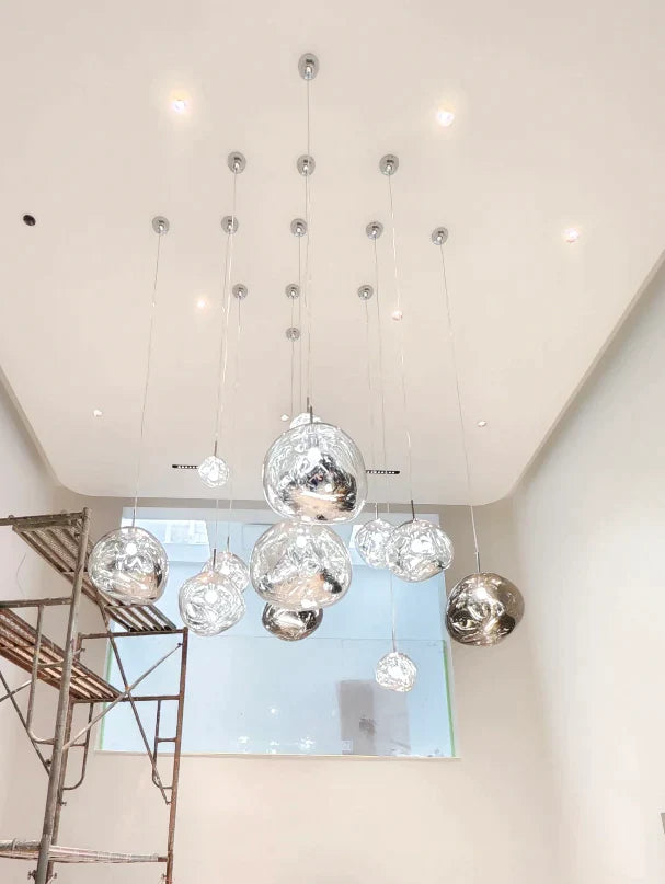 Modern Rock Glass Special Shape Pendant Lighting