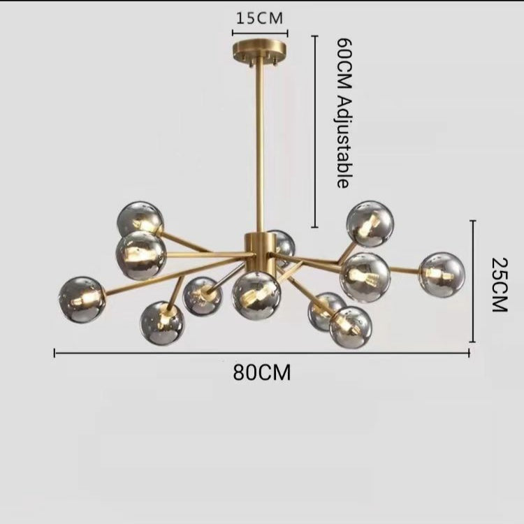 2024 Molecular Chandeliers Lamp Lighting Fixture For Living Room